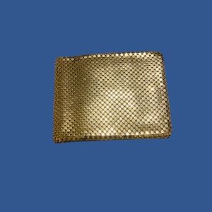 Vintage Whiting & Davis Gold Mesh Billfold Wallet